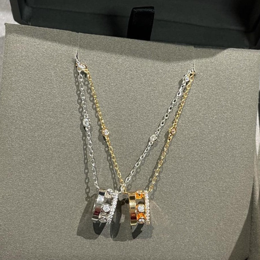 [Miro ]CHAIN MOVE ROMANE PEDAND NECKLACE