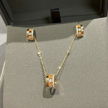 [Miro ]CHAIN MOVE ROMANE PEDAND NECKLACE