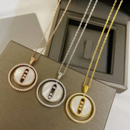 [Miro ]Miro  MOVE MM NACRE BLANCHE DIAMOND NECKLACE