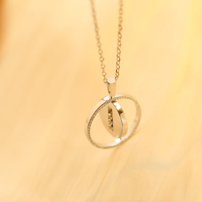 [Miro ]Miro  MOVE MM SILVER DIAMOND NECKLACE