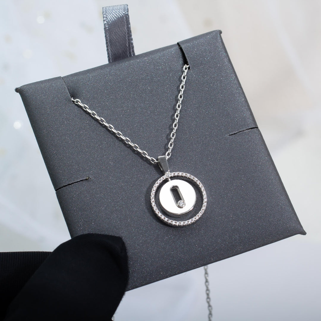 [Miro ]Miro  MOVE PM NECKLACE SILVER DIAMOND