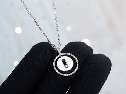 [Miro ]Miro  MOVE PM NECKLACE SILVER DIAMOND