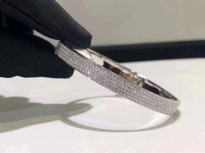 Miro HM KELLY BRACELET IN SILVER AND FULL PAVE DIAMOND