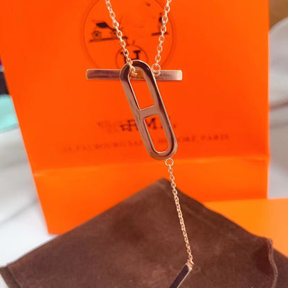 Miro HM NECKLACE PLATINUM ROSE GOLD DIAMOND