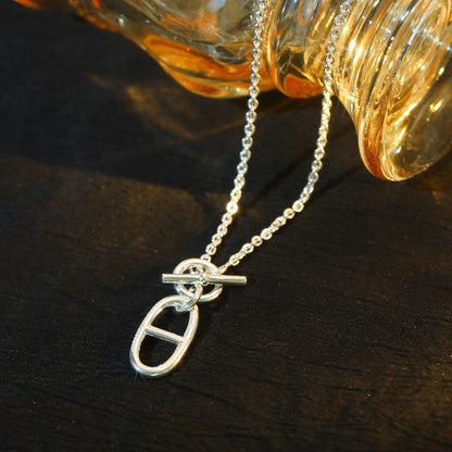 Miro HM CHAINE D'ANCRE PENDANT NECKLACE STERLING SILVER