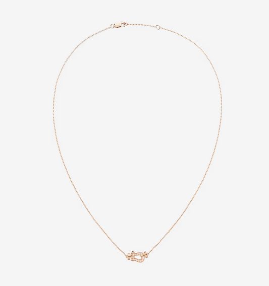 Miro FORCE 10 DIAMOND PINK GOLD NECKLACE MINI MODEL