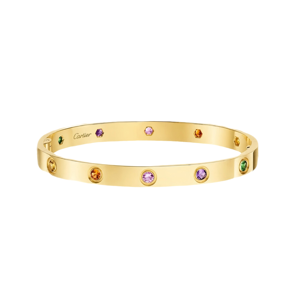 [Miro ] 2026 RAINBOW LOVE BRACELET 6.1MM  10 DIAMONDS