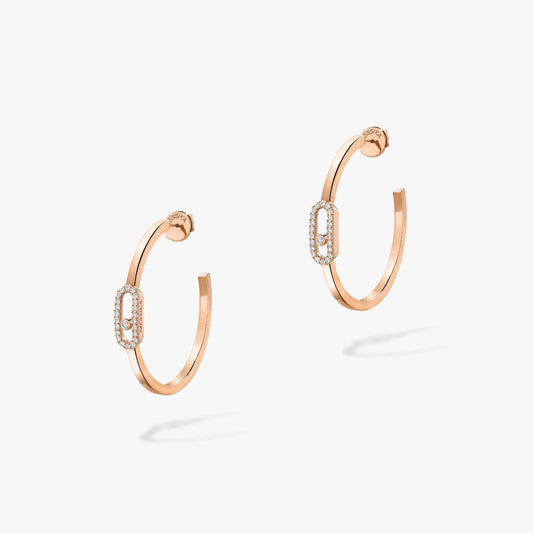 [Miro ]CREOLES MOVE UNO PM DIAMOND EARRINGS