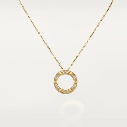 Miro LOVE NECKLACE ADJUSTABLE ROSE GOLD