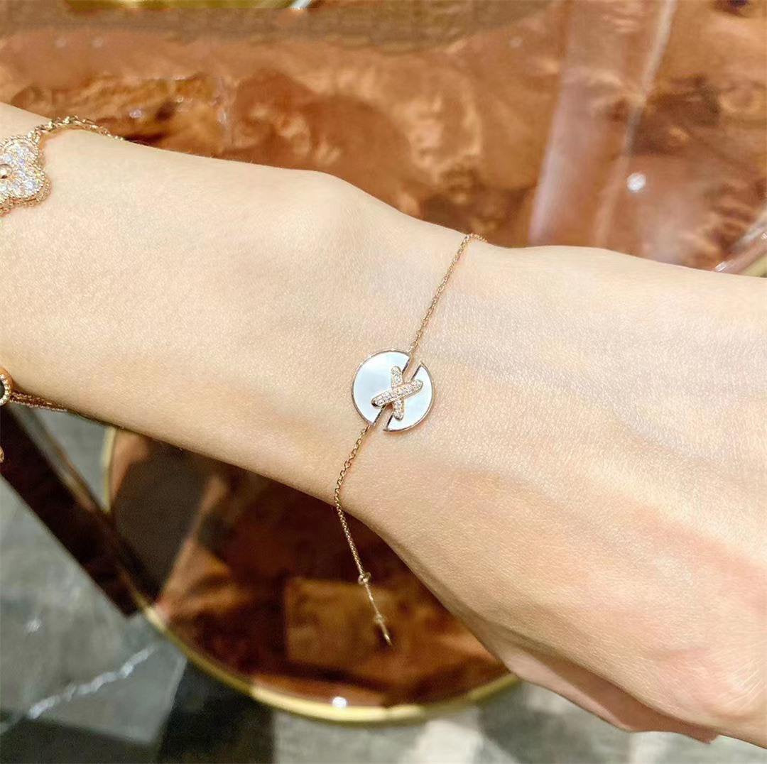 Miro JEUX DE BRACELET MOP ピンクゴールドダイヤモンド