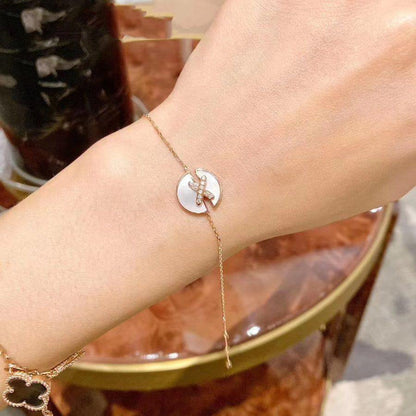 Miro JEUX DE BRACELET MOP ピンクゴールドダイヤモンド