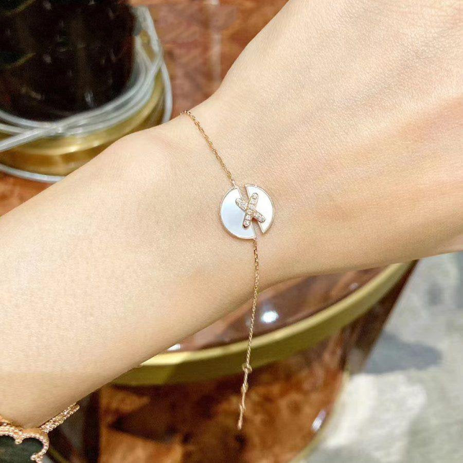Miro JEUX DE BRACELET MOP ピンクゴールドダイヤモンド