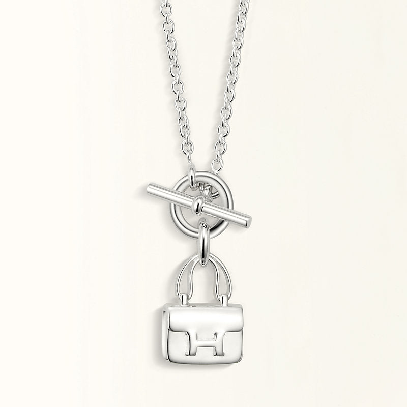 Miro POP H PEDANT SILVER NECKLACE