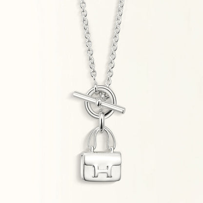 Miro POP H PEDANT SILVER NECKLACE