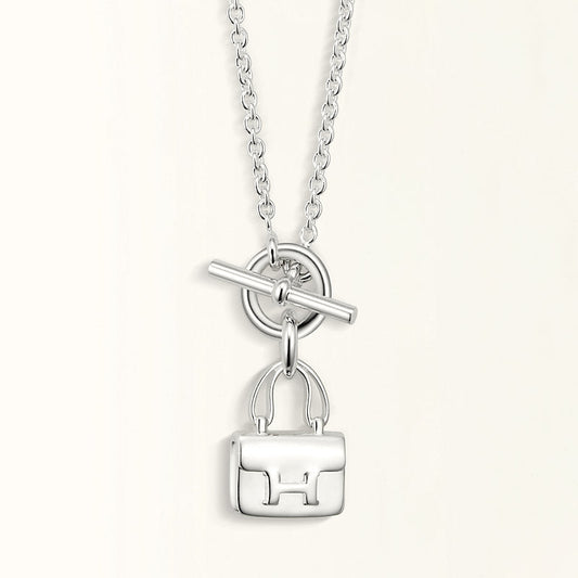 Miro POP H PEDANT SILVER NECKLACE