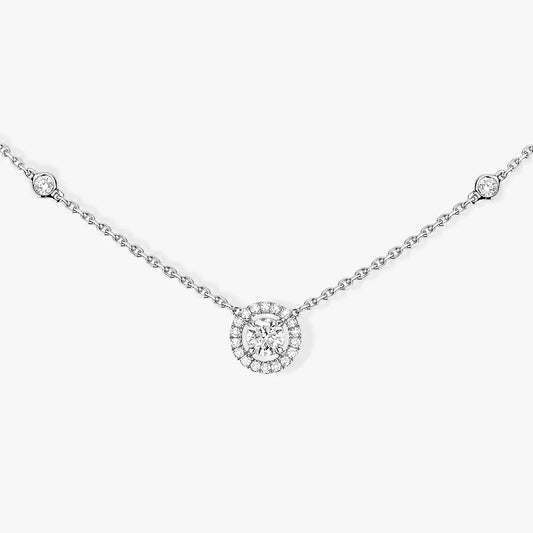 [Miro ]Diamond Necklace 0,20ct Brilliant Shape Joy