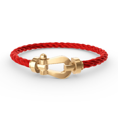 Miro FORCE LARGE HORSESHOE NO DIAMOND BRACELET GOLD
