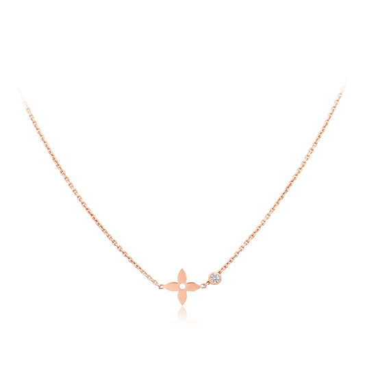 Miro BLOSSOM PENDANT PINK GOLD AND DIAMOND