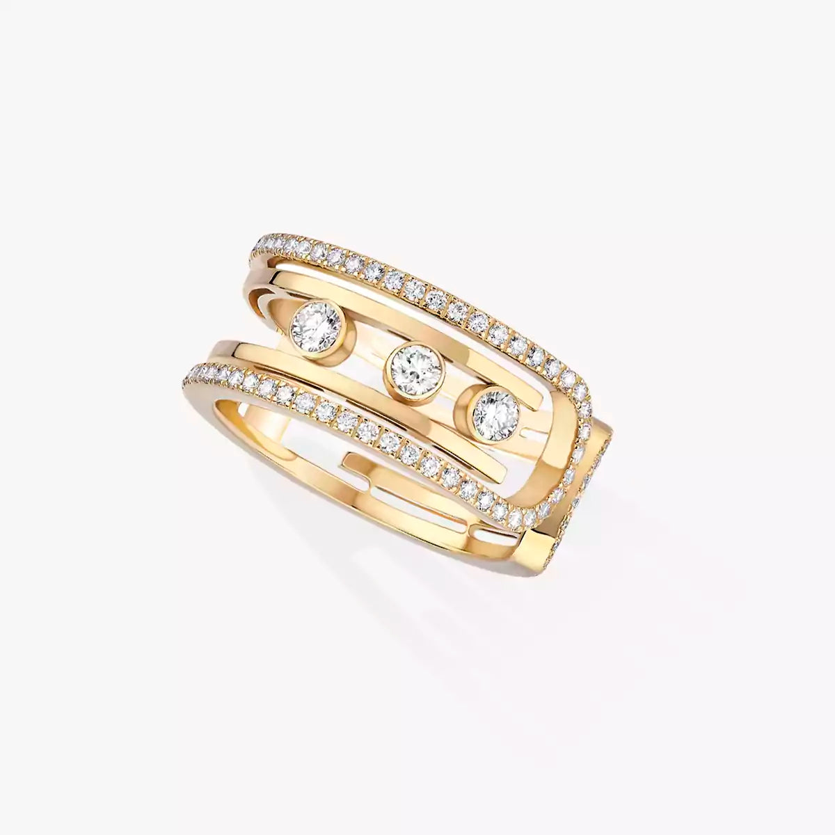 [Miro ]Move 10th Diamond Ring in Gold