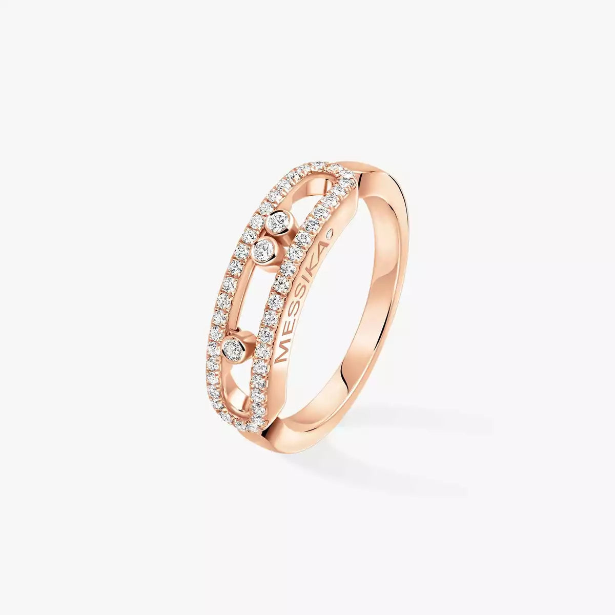 [Miro ] Baby Move Gold Diamond Pave  Ring