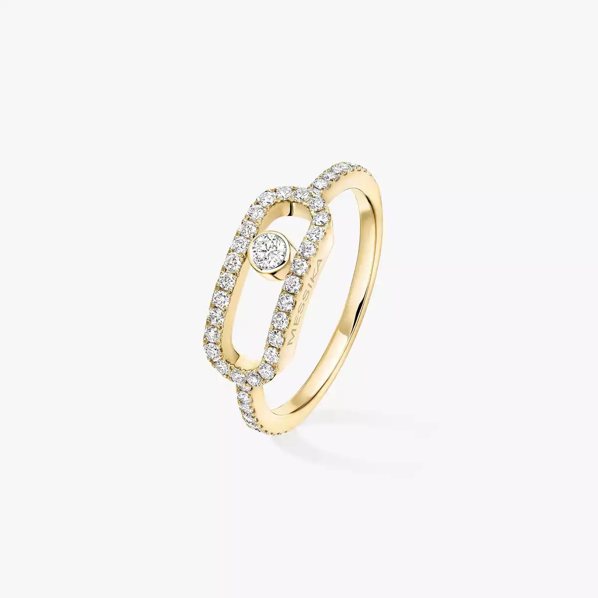 [Miro ]Move Uno Diamond Ring in Gold