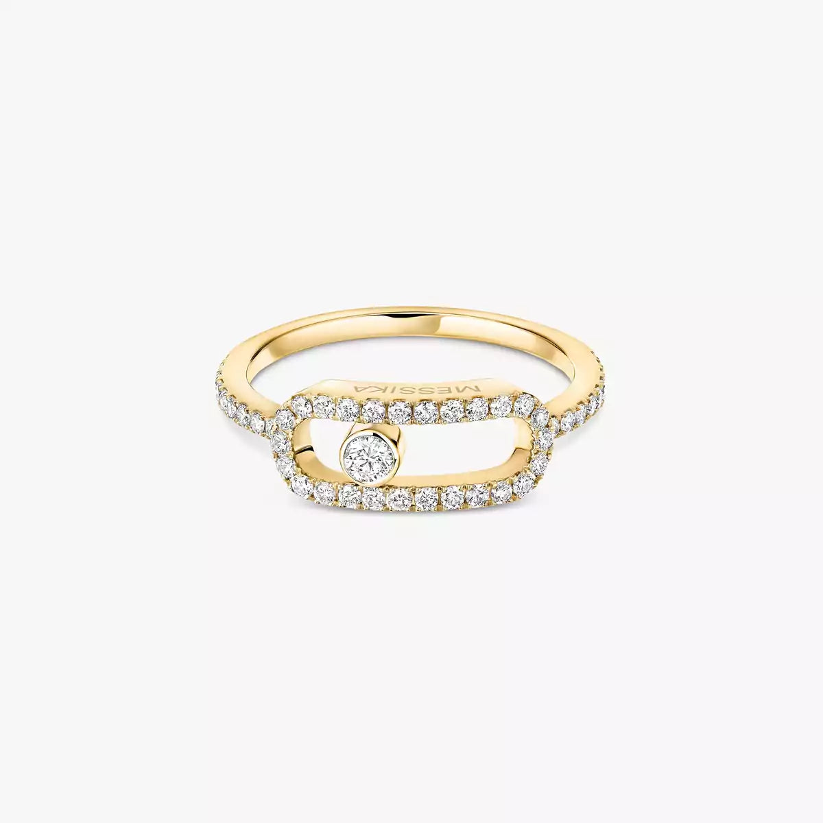 [Miro ]Move Uno Diamond Ring in Gold
