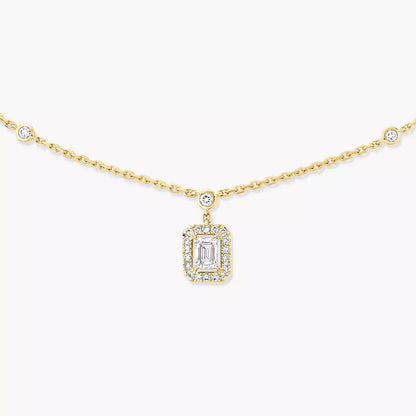 [Miro ]My Twin Diamond Necklace in Silver