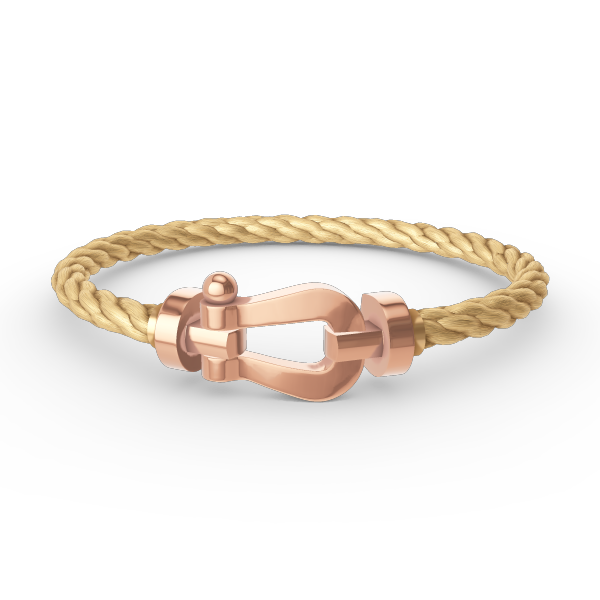 Miro FORCE LARGE HORSESHOE NO DIAMOND BRACELET ROSE GOLD