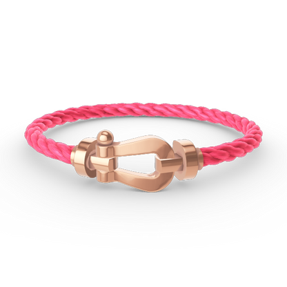 Miro FORCE LARGE HORSESHOE NO DIAMOND BRACELET ROSE GOLD
