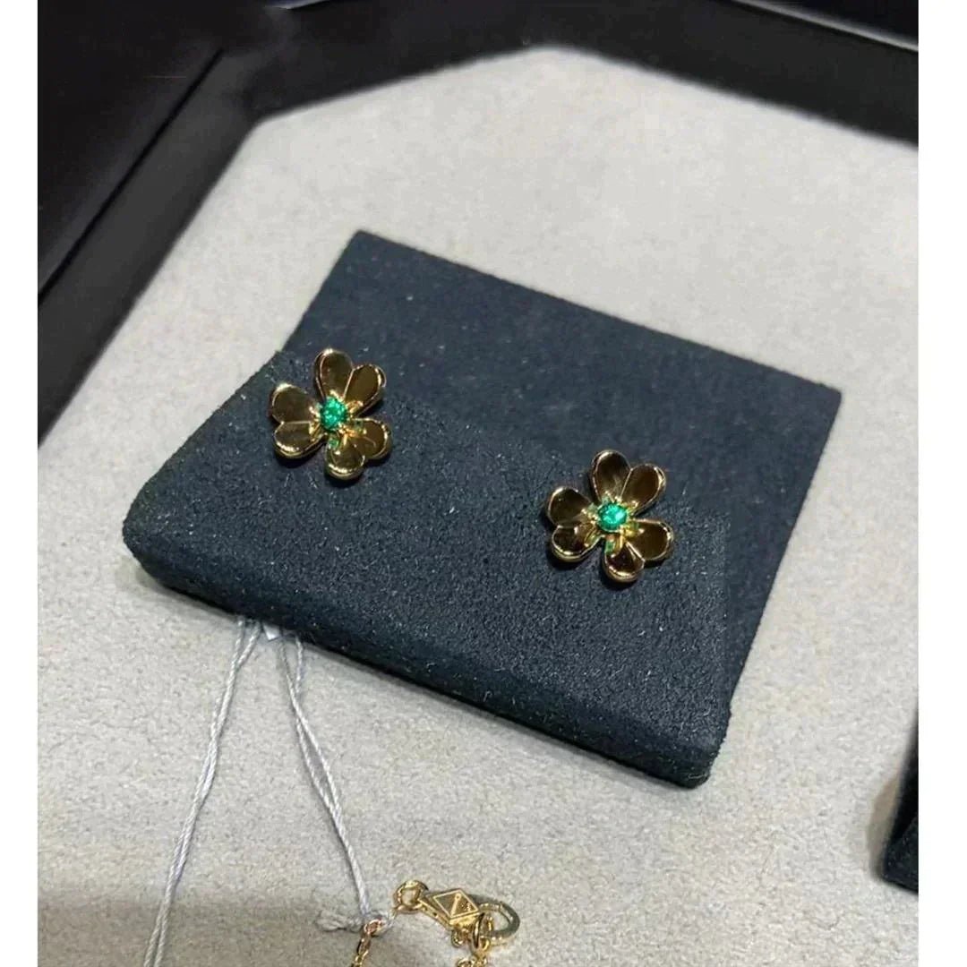 Miro FRIVOLE FLOWER マラカイト イヤリング