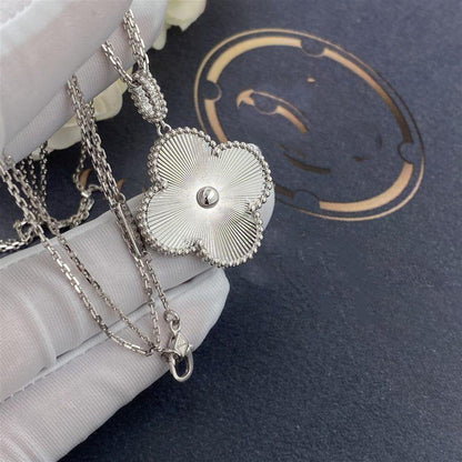 Miro CLOVER 25MM SILVER BIG CLOVER NECKLACE