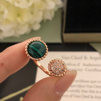 Miro PERLEE COULEURS DIAMOND ROSE GOLD BETWEEN THE FINGER RING