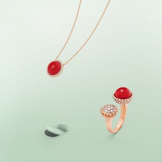 Miro PERLEE COULEURS DIAMOND ROSE GOLD BETWEEN THE FINGER RING
