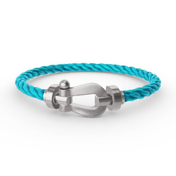 Miro FORCE LARGE HORSESHOE NO DIAMOND BRACELET SILVER