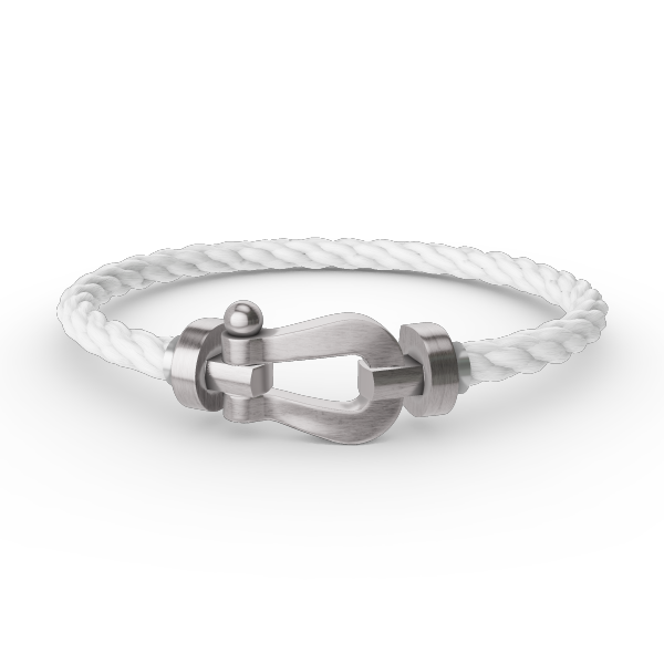 Miro FORCE LARGE HORSESHOE NO DIAMOND BRACELET SILVER